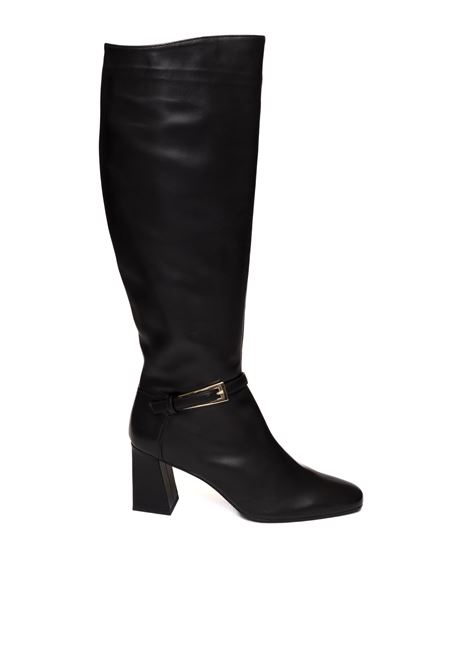 black nappa boot FRANCO RUSSO | 9762NAPPA-NERO